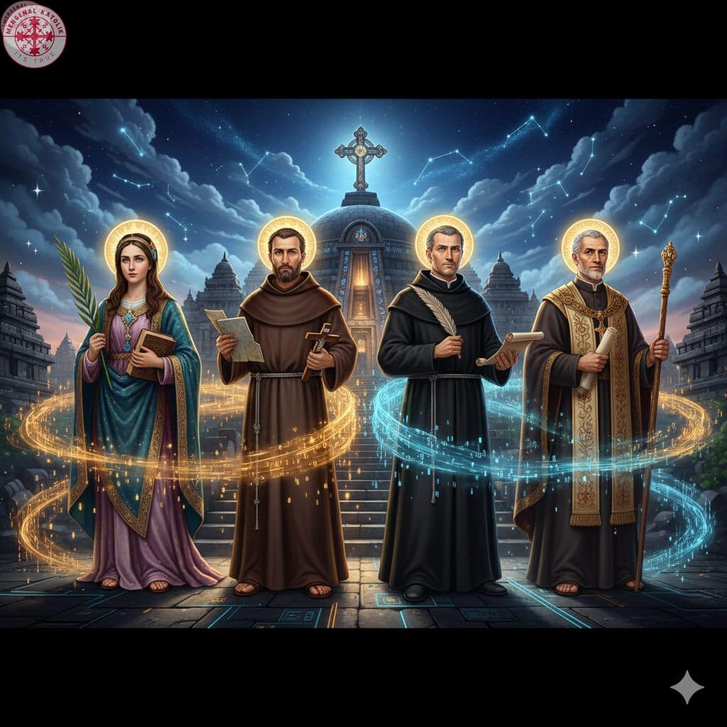 Santa Justina dari Antiokhia, Beato Giovanni Battista Mazzucconi, Santo Noรซl Chabanel, dan Santo Senator