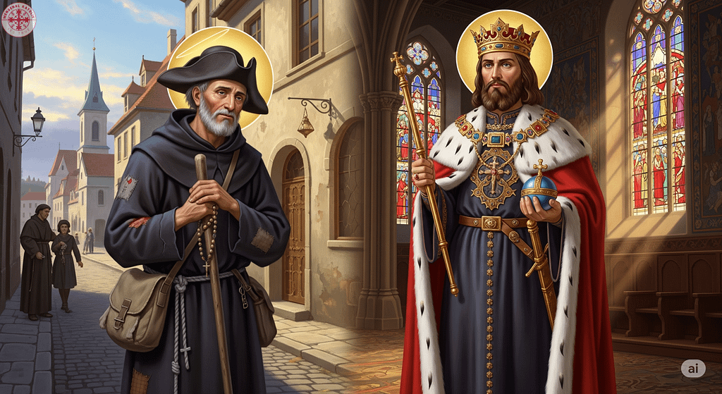 Santo Benediktus Yoseph Labre dan Santo Stefanus Raja Hungaria